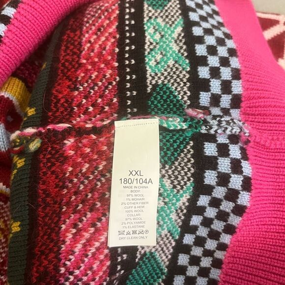 Kate Spade  Flower Intarsia wool blend Sweater NWT Size XXL - Picture 6 of 7